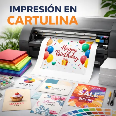 Impresión Personalizada en Cartulina