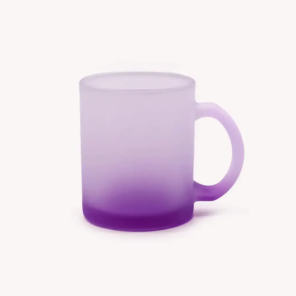 Taza de vidrio gradiente Personalizada