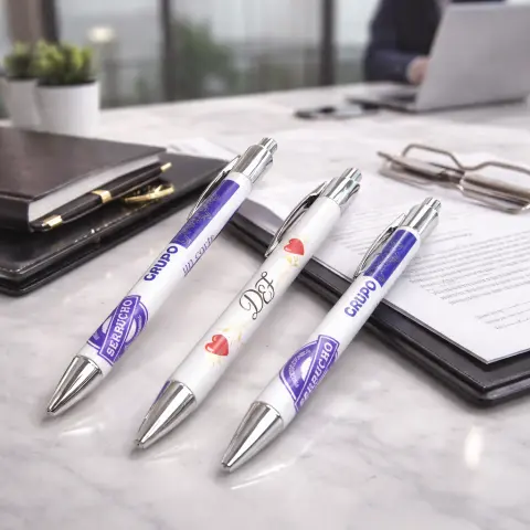 Lapicero Blanco Personalizado