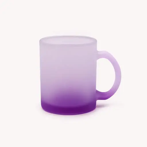Taza Sublimable de Vidrio con Efecto Gradiente